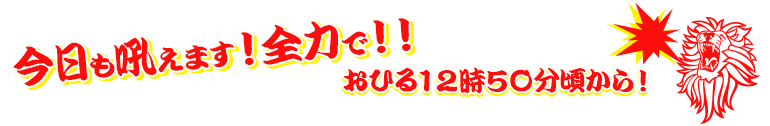 吼えるコンちゃん