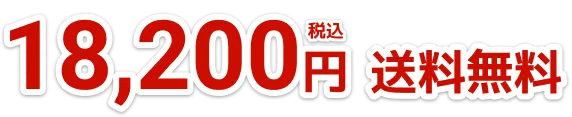 18,200円税込 送料無料